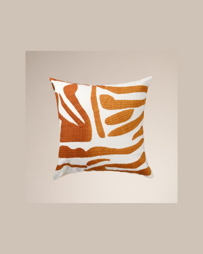 brown minimalist young family canvas print